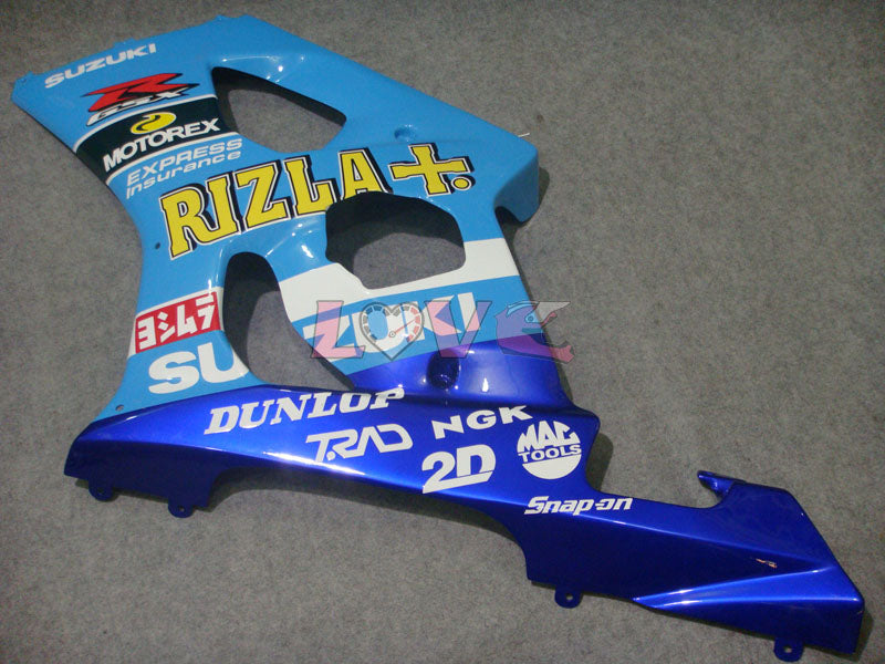 Rizla+ - Blue Fairings and Bodywork For 2003-2004 GSX-R1000 #LF5940