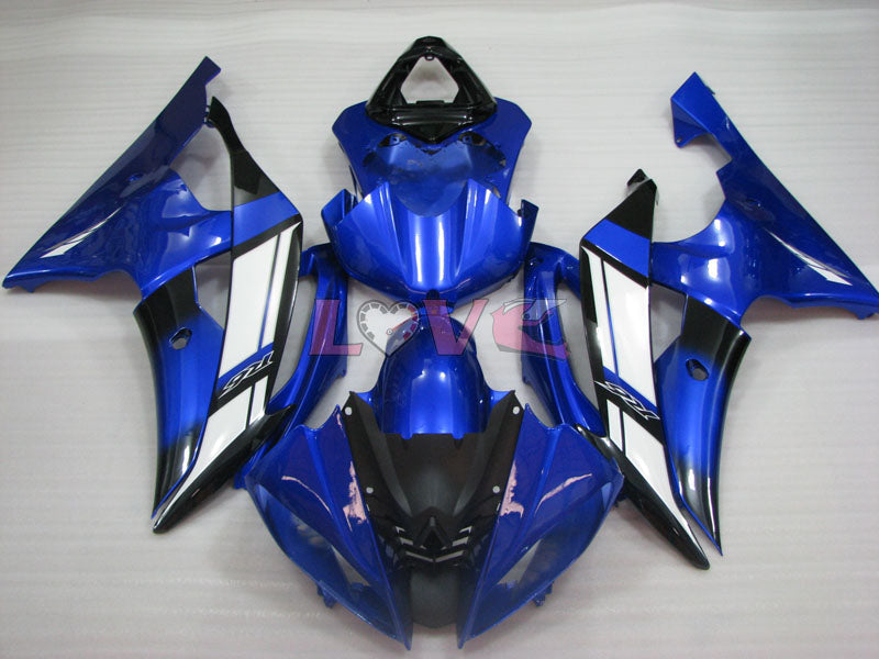 Factory Style - Blue White Black Fairings and Bodywork For 2008-2016 YZF-R6 #LF3408