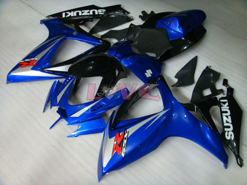 Factory Style - Blue Black Fairings and Bodywork For 2006-2007 GSX-R750 #LF6500