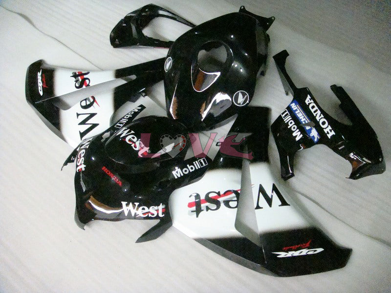 West - White Black Fairings and Bodywork For 2008-2011 CBR1000RR #LF7102