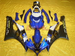 MOTUL - Blue Black Matte Fairings and Bodywork For 2006-2007 YZF-R6 #LF6893