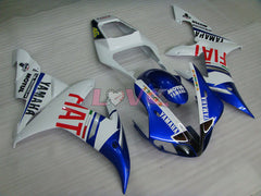FIAT MICHELIN MOTUL - Blue White Fairings and Bodywork For 2002-2003 YZF-R1 #LF7039