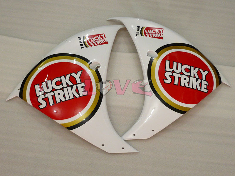 Lucky Strike - Red White Fairings and Bodywork For 2009-2011 YZF-R1 #LF3649