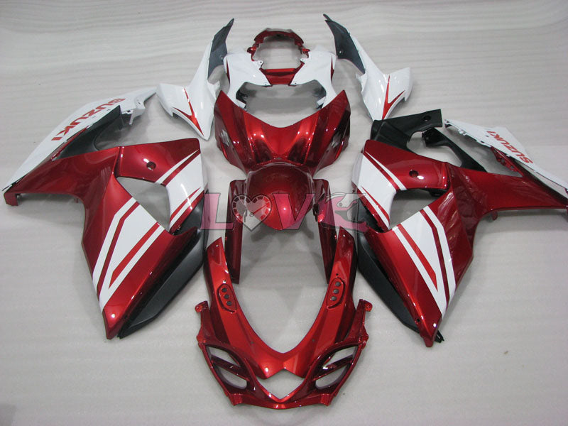 Factory Style - Red White Fairings and Bodywork For 2009-2016 GSX-R1000 #LF3806