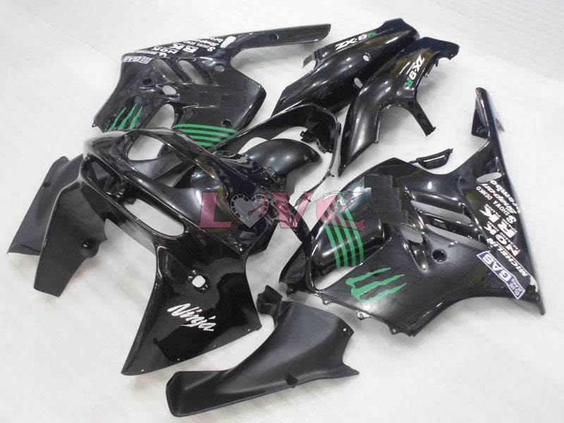 Monster - Black Fairings and Bodywork For 1994-1997 NINJA ZX-9R #LF3283