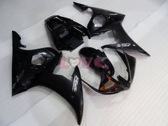 Factory Style - Black Matte Fairings and Bodywork For 2003-2004 YZF-R6 #LF3529