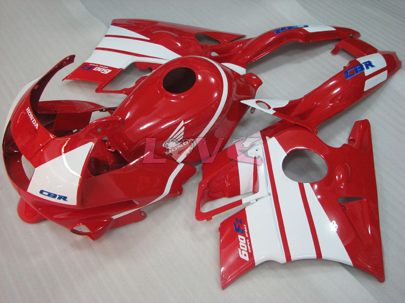 Factory Style - Red White Fairings and Bodywork For 1991-1994 CBR600F2 #LF4546