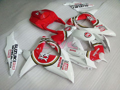 Lucky Strike MICHELIN MOTUL - Red White Fairings and Bodywork For 2008-2010 GSX-R600 #LF6213