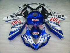 FIAT - Blue White Fairings and Bodywork For 2007-2008 YZF-R1 #LF3663