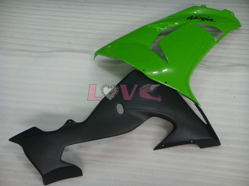 Factory Style - Green Black Fairings and Bodywork For 2006-2007 NINJA ZX-10R #LF6273