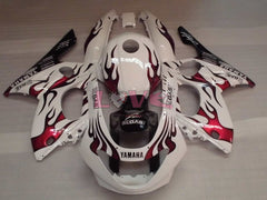 Customize - Red White Fairings and Bodywork For 1997-2007 YZF600R #LF7952