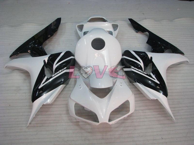 Fireblade - White Black Fairings and Bodywork For 2006-2007 CBR1000RR #LF7257