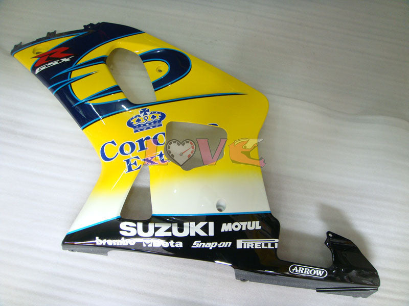 Corona MOTUL - Yellow Blue Fairings and Bodywork For 2001-2003 GSX-R600 #LF4245