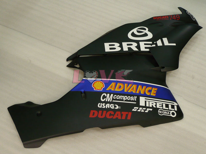 BREIL - Blue White Black Fairings and Bodywork For 2003-2004 749 #LF3225