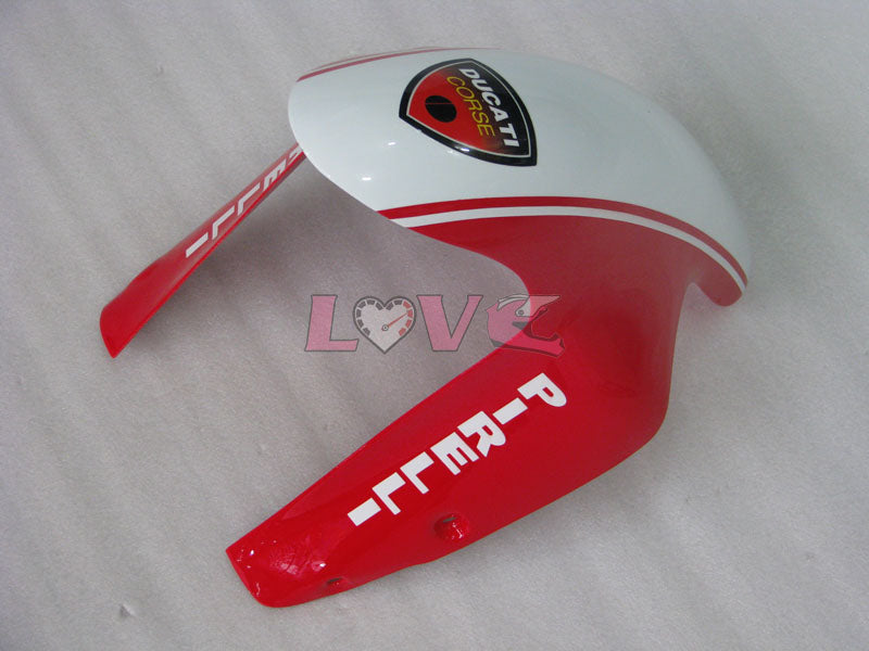 Factory Style - Red White Black Fairings and Bodywork For 2009-2011 1198 #LF3115