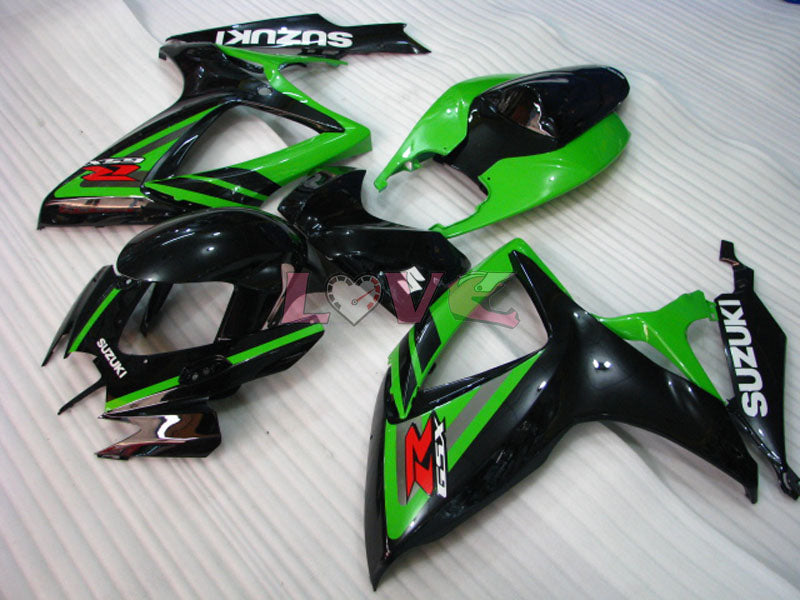 Factory Style - Green Black Fairings and Bodywork For 2006-2007 GSX-R750 #LF6489