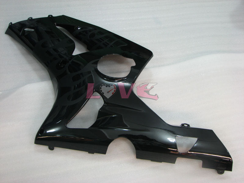 Flame - Black Fairings and Bodywork For 2003-2004 NINJA ZX-6R #LF3322