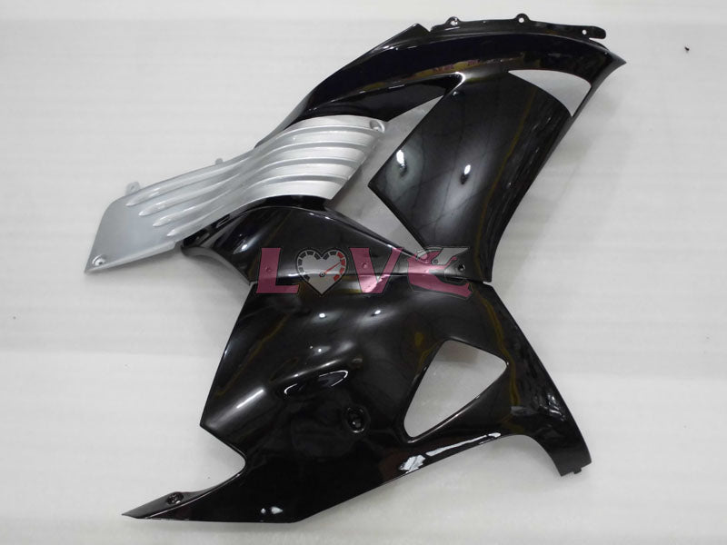 Factory Style - Black Silver Fairings and Bodywork For 2006-2011 NINJA ZX-14R #LF3235