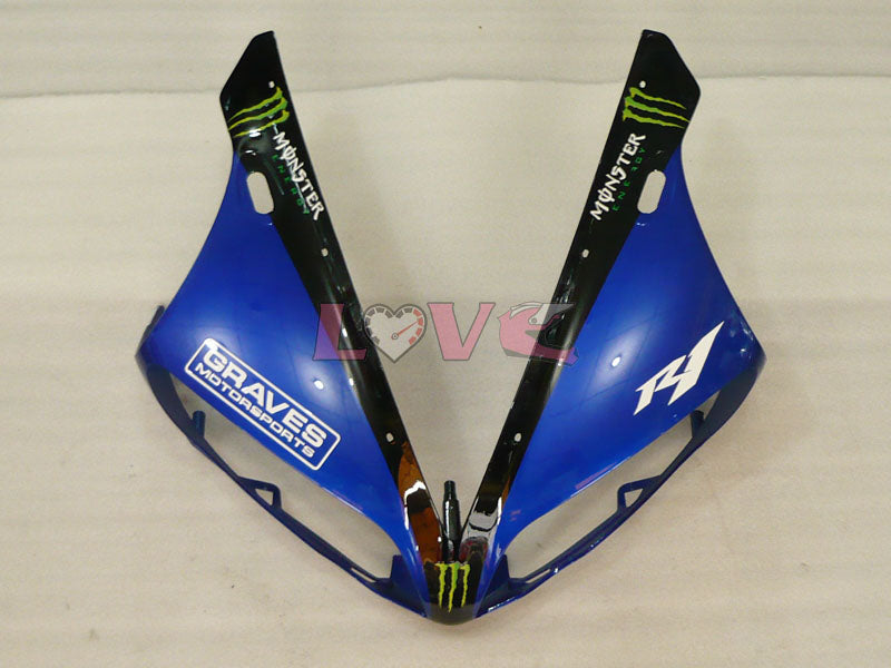 DUNLOP Monster - Blue Black Fairings and Bodywork For 2004-2006 YZF-R1 #LF6997