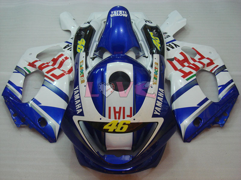 FIAT - Blue White Fairings and Bodywork For 1997-2007 YZF600R #LF7933