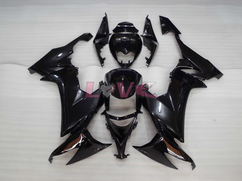 Flame - Green Black Fairings and Bodywork For 2008-2010 NINJA ZX-10R #LF3257