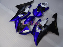 Factory Style - Blue Black Matte Fairings and Bodywork For 2008-2016 YZF-R6 #LF3431