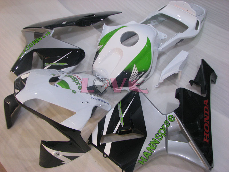 HANN Spree - White Black Fairings and Bodywork For 2003-2004 CBR600RR #LF5398