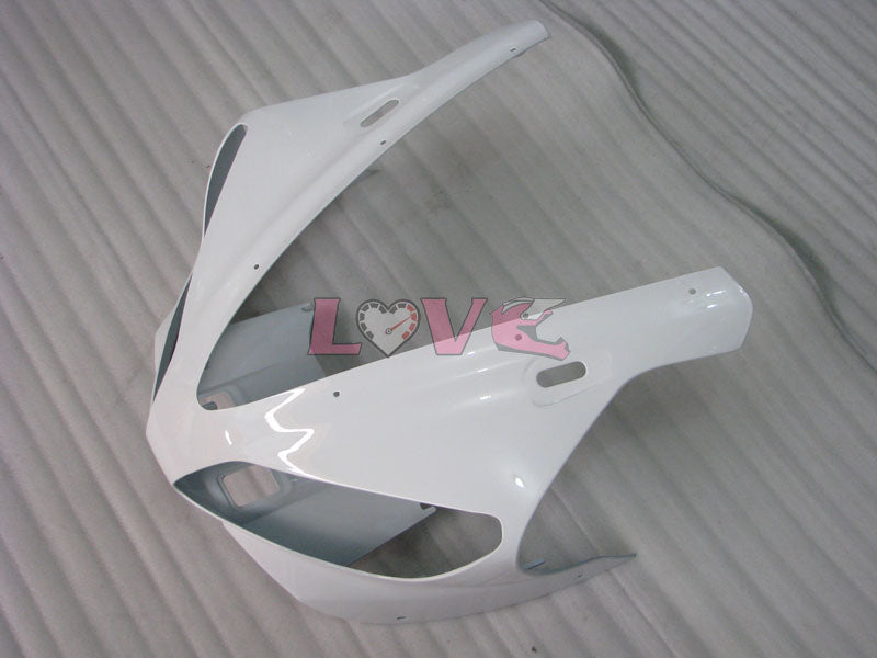 No sticker / decal Factory Style - White Fairings and Bodywork For 2000-2001 YZF-R1 #LF3625