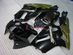 Factory Style - Black Gold Fairings and Bodywork For 2002-2005 NINJA ZX-12R #LF4839