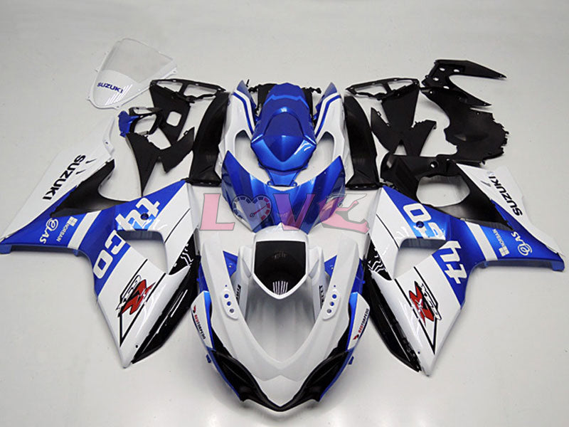 Factory Style - Blue White Fairings and Bodywork For 2009-2016 GSX-R1000 #LF5073