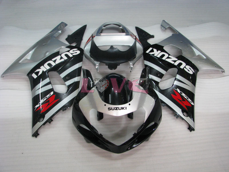 Factory Style - Black Grey Fairings and Bodywork For 2000-2003 GSX-R750 #LF6706