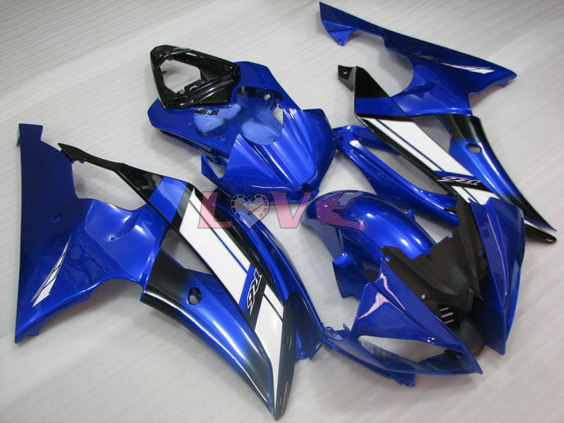 Factory Style - Blue White Black Fairings and Bodywork For 2008-2016 YZF-R6 #LF3408