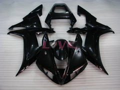 No sticker / decal Factory Style - Black Fairings and Bodywork For 2002-2003 YZF-R1 #LF3608