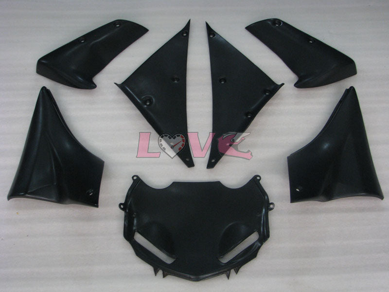 Flame - Green Black Fairings and Bodywork For 2006-2007 NINJA ZX-10R #LF6247