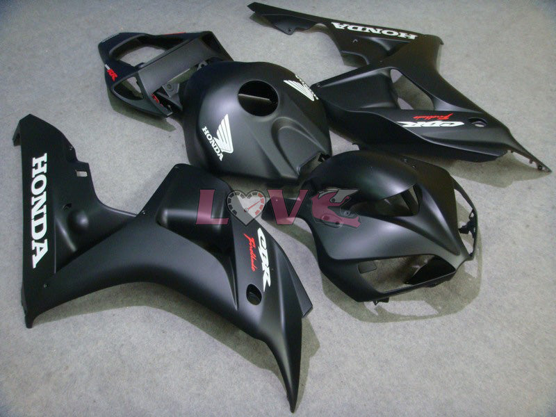 Fireblade - Black Matte Fairings and Bodywork For 2006-2007 CBR1000RR #LF7259