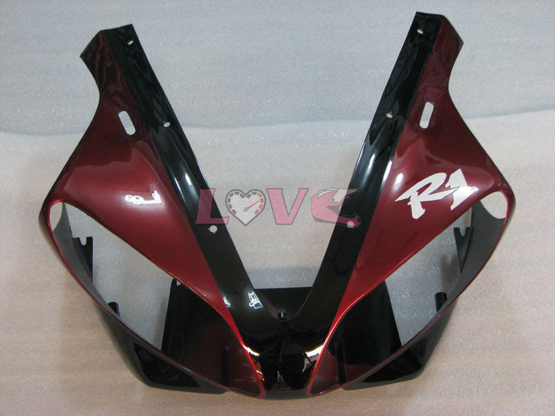 Factory Style - Red wine Black Fairings and Bodywork For 2000-2001 YZF-R1 #LF3621