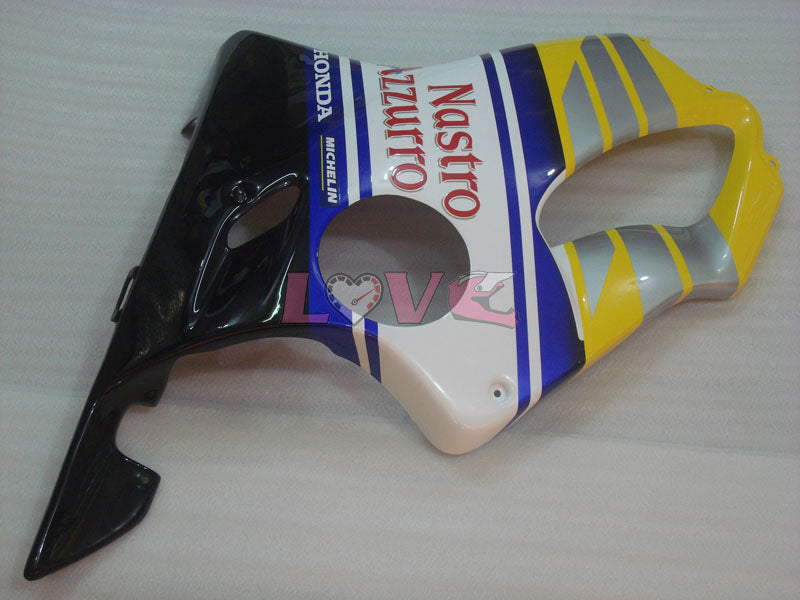 Nastro Azzurro - Yellow White Fairings and Bodywork For 2001-2003 CBR600F4i #LF7658