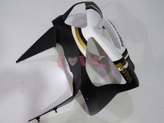 Lucky Strike - White Black Fairings and Bodywork For 2003-2004 NINJA ZX-6R #LF3318