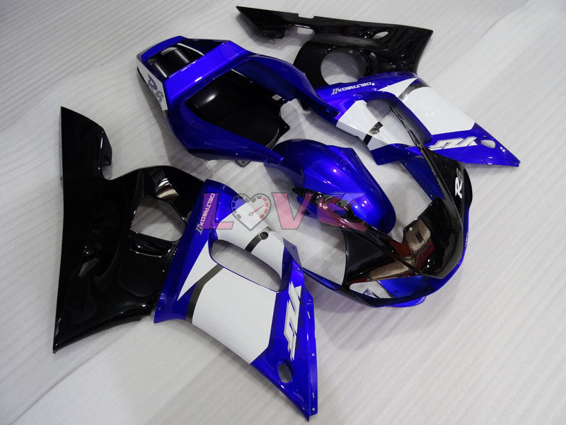 Factory Style - Blue Black Fairings and Bodywork For 1998-2002 YZF-R6 #LF3349