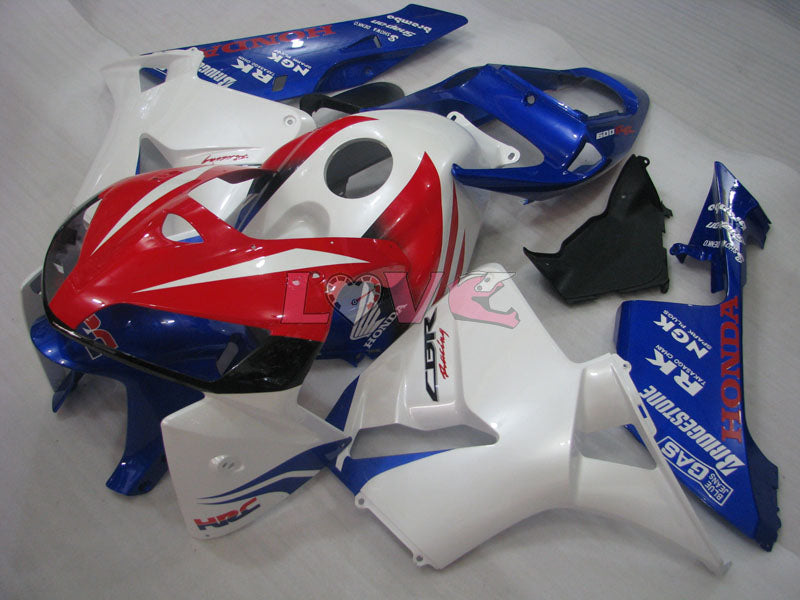 Factory Style - Blue White Fairings and Bodywork For 2005-2006 CBR600RR #LF7508