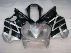 Factory Style - Black Silver Fairings and Bodywork For 2004-2007 CBR600F4i #LF4502