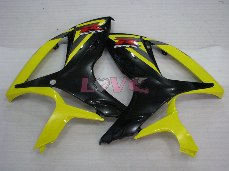 Factory Style - Yellow Black Fairings and Bodywork For 2006-2007 GSX-R600 #LF6301