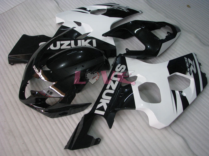 Factory Style - White Black Fairings and Bodywork For 2004-2005 GSX-R750 #LF6616