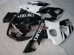 Factory Style - White Black Fairings and Bodywork For 2004-2005 GSX-R750 #LF6616