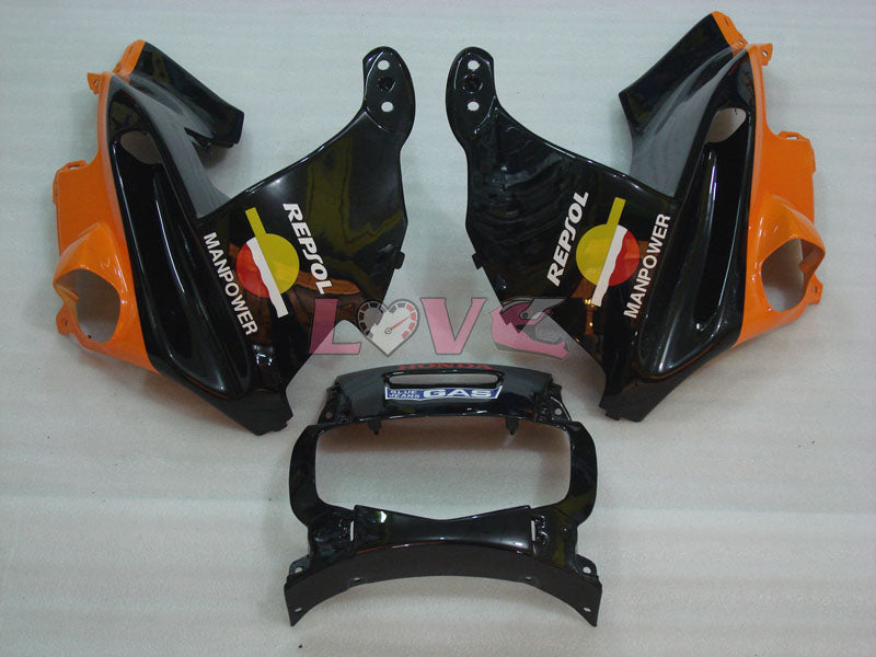 Repsol - Orange Black Fairings and Bodywork For 1991-1994 CBR600F2 #LF4843