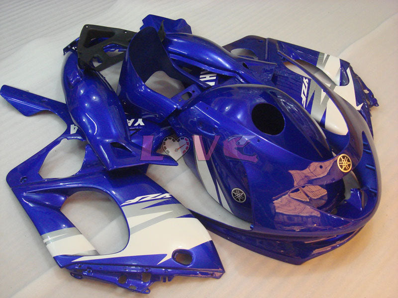 Factory Style - Blue White Fairings and Bodywork For 1997-2007 YZF600R #LF7957