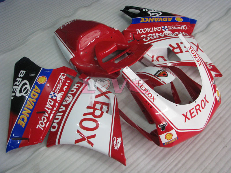 Xerox - Red White Fairings and Bodywork For 1999-2002 996 #LF3207