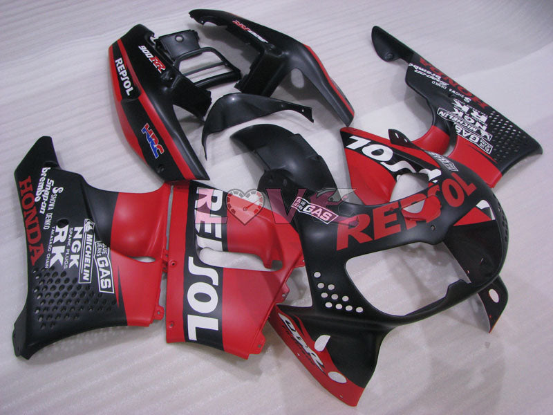 Repsol - Red Black Fairings and Bodywork For 1998-1999 CBR919RR #LF7969