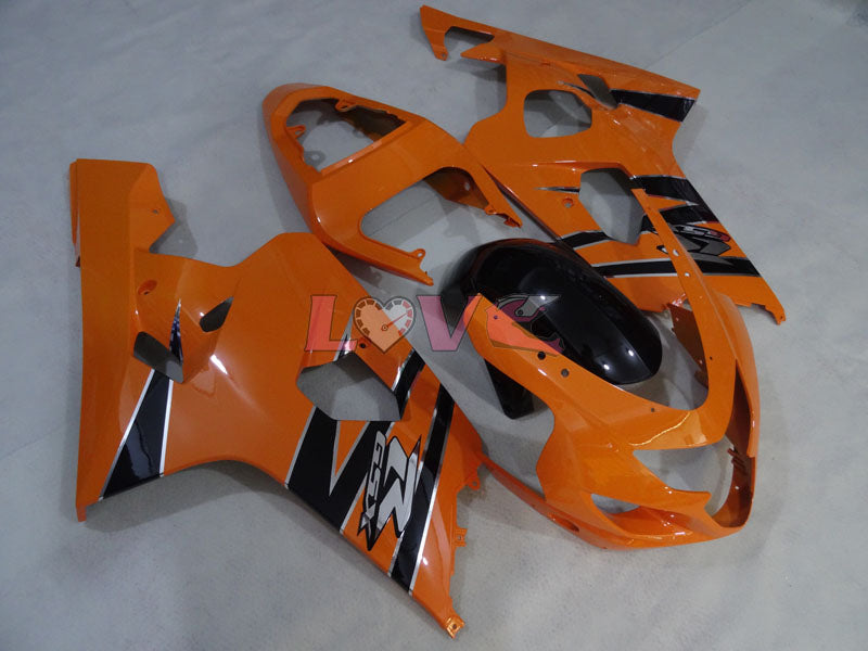 Factory Style - Black Silver Fairings and Bodywork For 2004-2005 GSX-R750 #LF4092