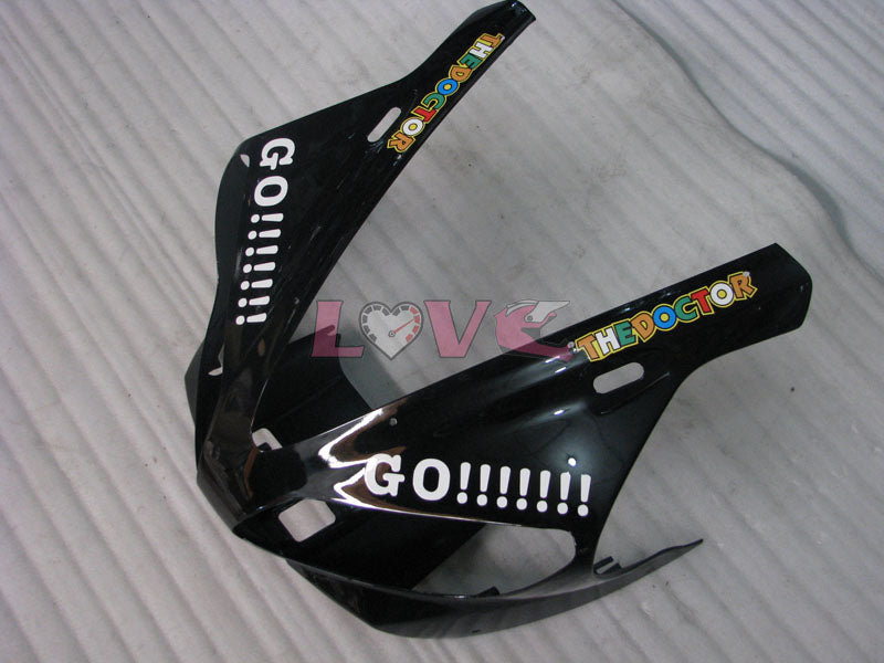 GO!!!!!!! MOTUL - Black Fairings and Bodywork For 2000-2001 YZF-R1 #LF7059
